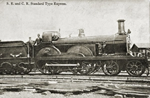 Images Dated 20th February 2017: South Eastern and Chatham Railway steam engine