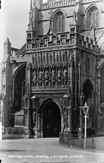 Monuments Prints: South Entrance of Gloucester Cathedral