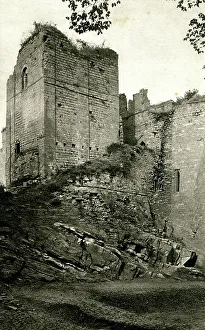 Goodrich Prints: Keep from the south, Goodrich Castle, Herefordshire