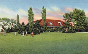 Indiana Prints: South Grove Golf Course, Indianapolis, Indiana, USA Date: 1936