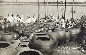 Exporting Prints: South Korea - Chosen - Storage Jars awaiting export