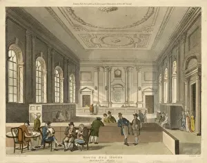 Threadneedle Prints: SOUTH SEA HOUSE C1810