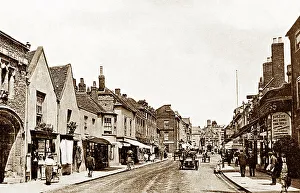Chichester Prints: South Street, Chichester early 1900's