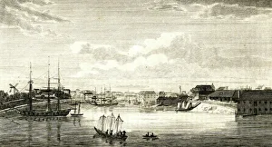 Gentlemans Prints: South View of Sydney, New South Wales, Australia