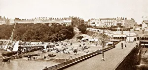 Southend Prints: Southend-on-Sea from the Pier early 1900s