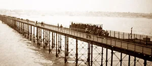 Southend Pier electric railway - early 1900s