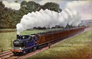 Brentwood Prints: Southend Train - 1088 Steam Locomotive 0-6-0, Essex