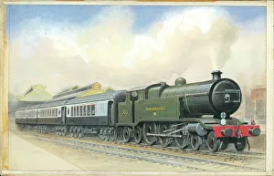 Southern Belle leaving Victoria, pulled