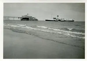 Sandown Prints: Southern Railway Paddle Steamer Southsea, Sandown, Isle of W