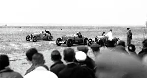 Southport beach motor racing in 1934