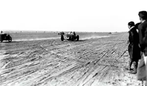 Southport beach motor racing in 1934