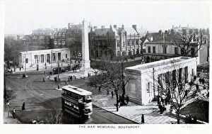 Architects Collection: Southport War Memorial, London Square, Lord Street