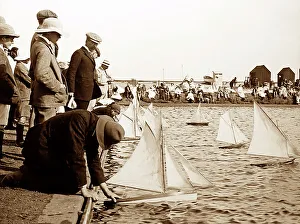 Southwold yacht pond, early 1900s
