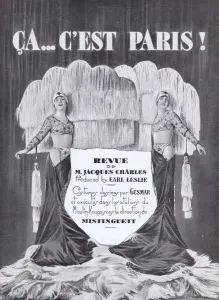 Moulin Prints: Souvenir brochure for the show Ca C est Paris at the Moulin