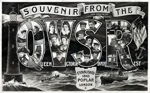 Poplar Prints: Souvenir card from Queen Victoria Seamens Rest, Poplar