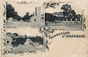 Souvenir postcard of Inhambane, Mozambique, East Africa Souvenir postcard of Inhambane, Mozambique, East Africa