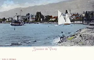 Lausanne Prints: Souvenir de Vevey