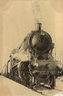 Soviet-era Series M 160-84 Steam Locomotive - Russia