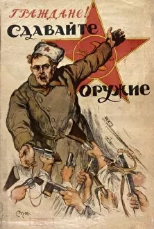 Propaganda Collection: Soviet propaganda poster