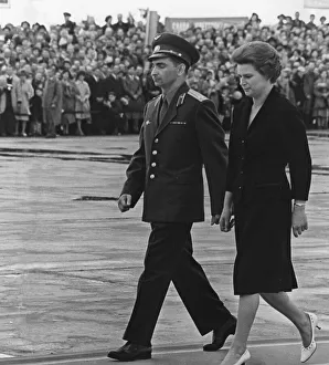 Soviet Russian cosmonauts Tereshkova and Bykovsky
