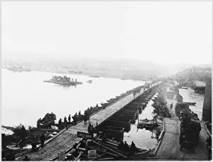 Pontoon Prints: Soviets over River