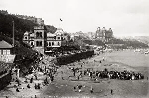 Seafront Gallery: Spa and seafront, beach, Scarborough, Yorkshire