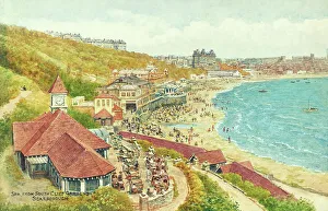 Cafe Prints: Spa from South Cliff, Scarborough, North Yorkshire