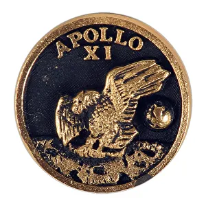 Lapel Prints: Space Memorabilia - Apollo XI lapel pin