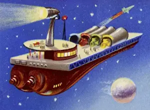 Interplanetary Prints: Space Police Station