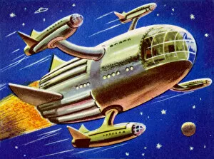 Science Fiction Collection: Space Rocket Carrier