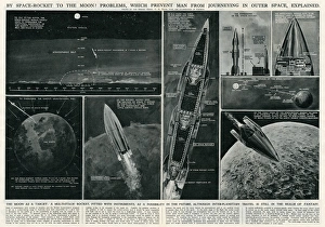 Space rocket to the Moon 1946 Space rocket to the Moon 1946
