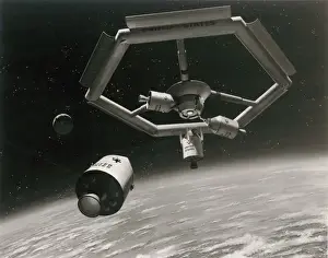 Concept Prints: Space station concept c 1963