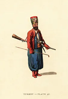 Regency Era Prints: Spahi or cavalry man of the Ottoman Empire