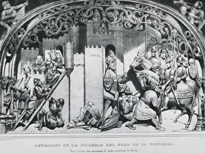 Ronda Prints: Spain (1485). Reconquest. Assault and delivering