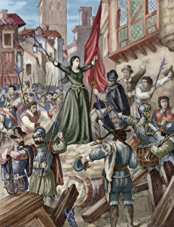 Royalist Gallery: Spain. 16th century. Revolt of the Comuneros (1520-1521). Ma