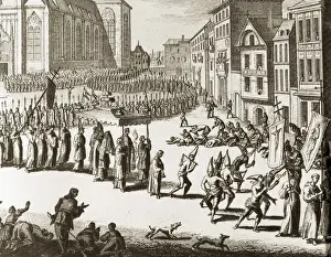 Spain (17th c. ). Auto-da-f頯f the Inquisition