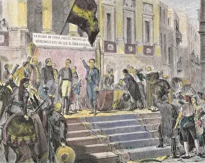 Cadiz Prints: Spain (1810-1814). Cadiz Cortes. Defence of