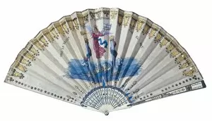 Liberals Collection: Spain (1810-1814). Cᤩz Cortes. Fan decorated
