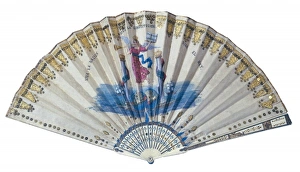 Cadiz Gallery: Spain (1810-1814). Cᤩz Cortes. Fan decorated
