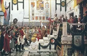 Cadiz Gallery: Spain (1812). Promulgation of the Constitution