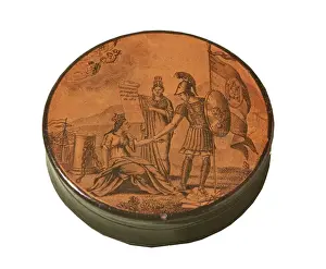 Spain (1812). Snuff boix with allegory of