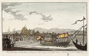Spain (1817). Fernando VII and his family in