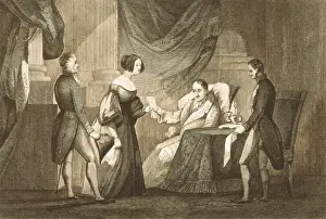 Delivering Prints: Spain (1832). Fernando VII delivering to Mar&#xd860