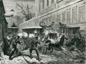 Terrorism Gallery: Spain (1870). Assassination of general Prim (Madrid