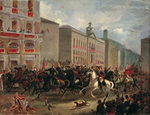 Joaquon Collection: Spain (1874). Proclamation of the First Republic