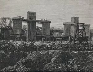 Bilbao Collection: Spain (1883). Biscay. Mining industry. Iron factory