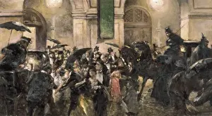 Exit Prints: Spain (1893). Fear scene at the exit of the Gran