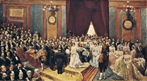 Carpio Collection: Spain (1902). Alfonso XIII, together with Mar�