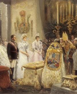 Comba Gallery: Spain (1906). Wedding of Alfonso XIII and Victoria