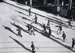 Repression Prints: Spain (1917). General strike. Repression of